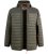 D555 Northfield Hybrid soft shell pikowana kurtka z kapturem khaki - Kurtki Męskie Duże Rozmiary - Kurtki Duże rozmiary 2XL-8XL