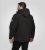 D555 Fretwell Padded Softshell Jacket with Detachable Hood Black - Kurtki Męskie Duże Rozmiary - Kurtki Duże rozmiary 2XL-8XL