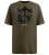 D555 Stockton Gorilla Playing Drums Crew Neck T-Shirt Khaki - Koszulki - T-shirty meskie Duże Rozmiary - 2XL-14XL