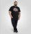 D555 Dewsbury Skeleton on Bike Crew Neck T-Shirt Black - Koszulki - T-shirty meskie Duże Rozmiary - 2XL-14XL