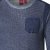 D555 Bryson Crewneck Sweater with Pocket Navy - Bluzy & bluzy z kapturem - Bluzy & Bluzy z kapturem 2XL-12XL