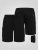 D555 Robinson 1 Fleece Cargo Szorty z Elastyczną Talią Czarny - Dresy & spodenki dresowe - Dresy & Spodnie Dresowe 2XL-12XL