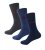 D555 Harold 2 Multi Color Pack of 3 Extra Wide Comfort Fit Socks - Bielizna & Stroje kąpielowe - Bielizna & Stroje kąpielowe 2XL-8XL