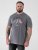 D555 Jasper Official Gas Monkey Koszulka z Nadrukiem Szary - Koszulki - T-shirty meskie Duże Rozmiary - 2XL-14XL