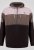 D555 Fitzgerald Zip Through Hoody With Cut & Sew Panels Czarny - Bluzy & bluzy z kapturem - Bluzy & Bluzy z kapturem 2XL-12XL