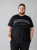 Jack & Jones CALEB VARSITY O-Neck T-Shirt Black - Koszulki - T-shirty meskie Duże Rozmiary - 2XL-14XL