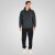 Double Outfitters MTOP-1160 Bluza z kapturem na zamek Ciemnozielony - Bluzy & bluzy z kapturem - Bluzy & Bluzy z kapturem 2XL-12XL