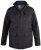 D555 Fargo Five Pocket Jacket With Ribbed Neck and Inner Quilting Black - Kurtki Męskie Duże Rozmiary - Kurtki Duże rozmiary 2XL-8XL