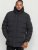 D555 Grove Quilted Parka Jacket Black - Kurtki Męskie Duże Rozmiary - Kurtki Duże rozmiary 2XL-8XL
