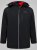 D555 Jamie Soft Shell Detachable Hood Padded Jacket Czarny - Kurtki Męskie Duże Rozmiary - Kurtki Duże rozmiary 2XL-8XL