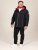 D555 Jamie Soft Shell Detachable Hood Padded Jacket Czarny - Kurtki Męskie Duże Rozmiary - Kurtki Duże rozmiary 2XL-8XL