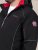 D555 Jamie Soft Shell Detachable Hood Padded Jacket Czarny - Kurtki Męskie Duże Rozmiary - Kurtki Duże rozmiary 2XL-8XL