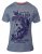 D555 CLAYTON Honolua Bay T-shirt Denim Marl - Koszulki - T-shirty meskie Duże Rozmiary - 2XL-14XL