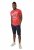 D555 NEAL Brooklyn Crew Neck T-Shirt Red - Koszulki - T-shirty meskie Duże Rozmiary - 2XL-14XL