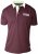D555 NASH Short Sleeve Rugby Shirt Burgundy - Koszulki polo - Koszulki Polo 2XL-8XL