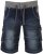 Kam Jeans Dito Denim Shorts Dark Used - Szorty - Szorty W40-W60