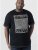 D555 OAKLEY LA Geometric Print Crew Neck T-Shirt Black - Koszulki - T-shirty meskie Duże Rozmiary - 2XL-14XL