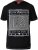 D555 OAKLEY LA Geometric Print Crew Neck T-Shirt Black - Koszulki - T-shirty meskie Duże Rozmiary - 2XL-14XL