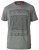 D555 OAKLEY LA Geometric Print Crew Neck T-Shirt Khaki - Koszulki - T-shirty meskie Duże Rozmiary - 2XL-14XL