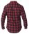 D555 Lawton LS Flannel Shirt Red - Koszule - Koszule 2XL-10XL