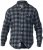 D555 Lawton LS Flannel Shirt Grey - Koszule - Koszule 2XL-10XL