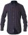 D555 Nixon LS Shirt Navy/Wine - Koszule - Koszule 2XL-10XL