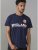 D555 Leon T-shirt Navy - Koszulki - T-shirty meskie Duże Rozmiary - 2XL-14XL