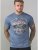D555 Bradley T-shirt Blue - Koszulki - T-shirty meskie Duże Rozmiary - 2XL-14XL