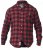 D555 Lawton LS Flannel Shirt Red - Koszule - Koszule 2XL-10XL