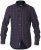 D555 Nixon LS Shirt Navy/Wine - Koszule - Koszule 2XL-10XL