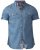 D555 Nathan Short Sleeve Shirt Blue - Koszule - Koszule 2XL-10XL