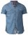 D555 Nathan Short Sleeve Shirt Blue - Koszule - Koszule 2XL-10XL