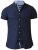D555 Norman Short Sleeve Oxford Shirt Navy - Koszule - Koszule 2XL-10XL