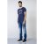 D555 Hatter T-shirt Navy - Koszulki - T-shirty meskie Duże Rozmiary - 2XL-14XL