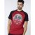 D555 Jarvis T-shirt Red - Koszulki - T-shirty meskie Duże Rozmiary - 2XL-14XL