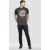 D555 Dallas T-shirt Charcoal - Koszulki - T-shirty meskie Duże Rozmiary - 2XL-14XL
