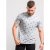 D555 Dario T-shirt Grey - Koszulki - T-shirty meskie Duże Rozmiary - 2XL-14XL