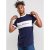 D555 Cullen T-shirt Navy - Koszulki - T-shirty meskie Duże Rozmiary - 2XL-14XL