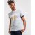 D555 Finn T-shirt Grey - Koszulki - T-shirty meskie Duże Rozmiary - 2XL-14XL