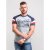 D555 Jones T-shirt Grey - Koszulki - T-shirty meskie Duże Rozmiary - 2XL-14XL