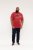 D555 Brisbane Santa Monica Route 66 Printed T-Shirt Red - Koszulki - T-shirty meskie Duże Rozmiary - 2XL-14XL