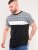 D555 Vista Couture Cut And Sew Curved Hem T-Shirt - Koszulki - T-shirty meskie Duże Rozmiary - 2XL-14XL