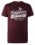 D555 Wharf California Eagle Printed T-Shirt Burgundy - Koszulki - T-shirty meskie Duże Rozmiary - 2XL-14XL