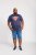 D555 Scampton Official Superman Printed T-Shirt Navy - Koszulki - T-shirty meskie Duże Rozmiary - 2XL-14XL