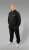 20 Nodi Mistral Tracksuit in Combed Fleece Cotton Black - Dresy - Dresy męskie duże rozmiary