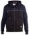D555 Vincent Full Zip Hoody With Chest And Sleeve Piping Detail - Bluzy & bluzy z kapturem - Bluzy & Bluzy z kapturem 2XL-12XL