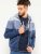 D555 Columbus Cut And Sew Panelled Zip Through Hoody Blue - Bluzy & bluzy z kapturem - Bluzy & Bluzy z kapturem 2XL-12XL