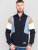 D555 Kenington Cut And Sew Half Zipper Sweatshirt - Bluzy & bluzy z kapturem - Bluzy & Bluzy z kapturem 2XL-12XL