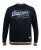 D555 Marlow Printed Crew Neck Sweatshirt Navy - Bluzy & bluzy z kapturem - Bluzy & Bluzy z kapturem 2XL-12XL