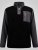 D555 Daly Quarter Zip Fleece Sweatshirt Czarny/Szary - Bluzy & bluzy z kapturem - Bluzy & Bluzy z kapturem 2XL-12XL